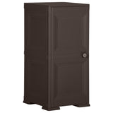 NNEVL Plastic Cabinet 40x43x85.5 cm Wood Design Brown