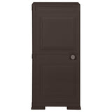 NNEVL Plastic Cabinet 40x43x85.5 cm Wood Design Brown