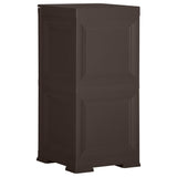 NNEVL Plastic Cabinet 40x43x85.5 cm Wood Design Brown
