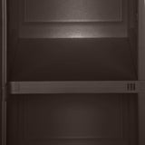 NNEVL Plastic Cabinet 40x43x85.5 cm Wood Design Brown
