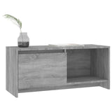 NNEVL TV Cabinet Grey Sonoma 90x35x40 cm Engineered Wood
