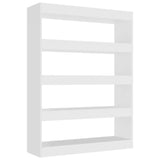 NNEVL Book Cabinet/Room Divider White 100x30x135 cm