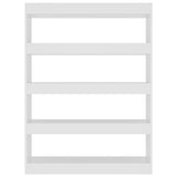 NNEVL Book Cabinet/Room Divider White 100x30x135 cm