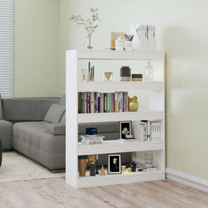 NNEVL Book Cabinet/Room Divider White 100x30x135 cm