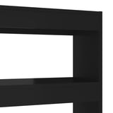 NNEVL Book Cabinet/Room Divider Black 100x30x135 cm