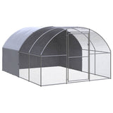 NNEVL Outdoor Chicken Coop 3x4x2 m Galvanised Steel