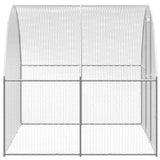 NNEVL Outdoor Chicken Coop 3x4x2 m Galvanised Steel