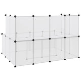 NNEVL Small Animal Cage Transparent 143x107x93 cm PP and Steel