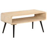 NNEVL Coffee Table 95x40x45 cm Solid Wood Mango