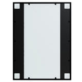 NNEVL Wall Mirror Black 80x60 cm Metal