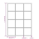 NNEVL Wall Mirror Black 80x60 cm Metal