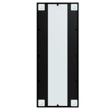 NNEVL Wall Mirror Black 100x40 cm Metal