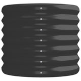 NNEVL Garden Raised Bed Powder-coated Steel 224x40x36 cm Anthracite