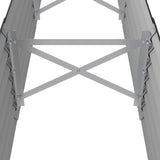 NNEVL Garden Raised Bed Powder-coated Steel 224x40x36 cm Anthracite