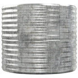 NNEVL Garden Raised Bed Powder-Coated Steel 152x80x68 cm Silver