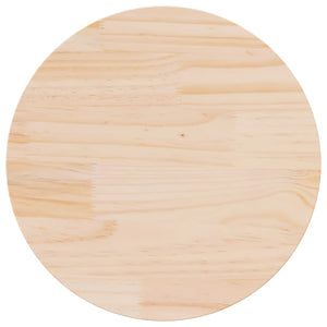 NNEVL Table Top Ø70x2.5 cm Solid Wood Pine