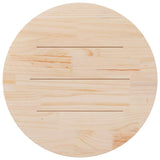 NNEVL Table Top Ø80x2.5 cm Solid Wood Pine