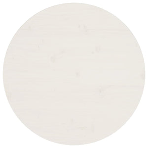 NNEVL Table Top White Ø60x2.5 cm Solid Wood Pine
