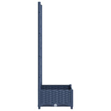 NNEVL Garden Planter with Trellis Blue Grey 40x40x121.5 cm PP