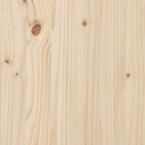 NNEVL Bed Frame Solid Wood Pine 92x187 cm Single Size