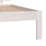 NNEVL Bed Frame without Mattress White 90x190 cm
