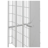 NNEVL 8-Panel Rabbit Cage 54x60 cm Galvanised Iron
