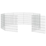 NNEVL 10-Panel Rabbit Cage 54x60 cm Galvanised Iron