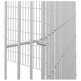 NNEVL 10-Panel Rabbit Cage 54x60 cm Galvanised Iron