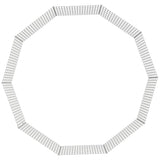 NNEVL 10-Panel Rabbit Cage 54x60 cm Galvanised Iron