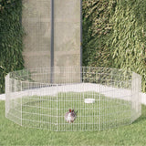 NNEVL 12-Panel Rabbit Cage 54x60 cm Galvanised Iron