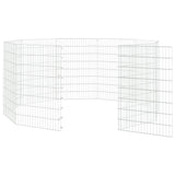 NNEVL 10-Panel Rabbit Cage 54x80 cm Galvanised Iron