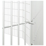 NNEVL 10-Panel Rabbit Cage 54x80 cm Galvanised Iron