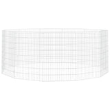 NNEVL 12-Panel Rabbit Cage 54x80 cm Galvanised Iron