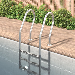 NNEVL Pool Ladder 54x38x158 cm 304 Stainless Steel