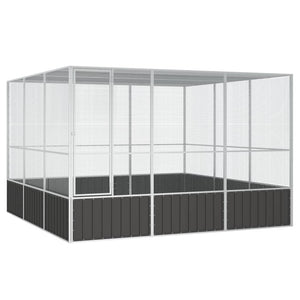 NNEVL Bird Cage Anthracite 302.5x324.5x211.5 cm Galvanised Steel