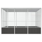 NNEVL Bird Cage Anthracite 302.5x324.5x211.5 cm Galvanised Steel
