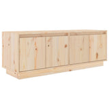 NNEVL TV Cabinet 110x34x40 cm Solid Wood Pine