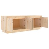 NNEVL TV Cabinet 110x34x40 cm Solid Wood Pine