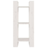 NNEVL Book Cabinet/Room Divider White 41x35x91 cm Solid Wood Pine