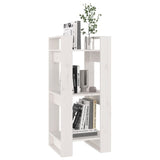 NNEVL Book Cabinet/Room Divider White 41x35x91 cm Solid Wood Pine