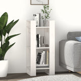 NNEVL Book Cabinet/Room Divider White 41x35x91 cm Solid Wood Pine