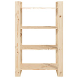 NNEVL Book Cabinet/Room Divider 80x35x125 cm Solid Wood Pine