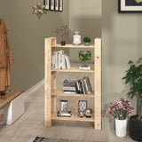 NNEVL Book Cabinet/Room Divider 80x35x125 cm Solid Wood Pine