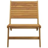 NNEVL Garden Chair Solid Wood Teak
