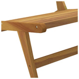 NNEVL Garden Chair Solid Wood Teak