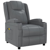 NNEVL Massage Chair Anthracite Faux Leather