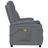 NNEVL Massage Chair Anthracite Faux Leather