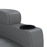 NNEVL Massage Chair Anthracite Faux Leather