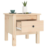 NNEVL Side Tables 2 pcs 40x40x39 cm Solid Wood Pine