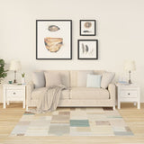 NNEVL Side Tables 2 pcs White 40x40x39 cm Solid Wood Pine